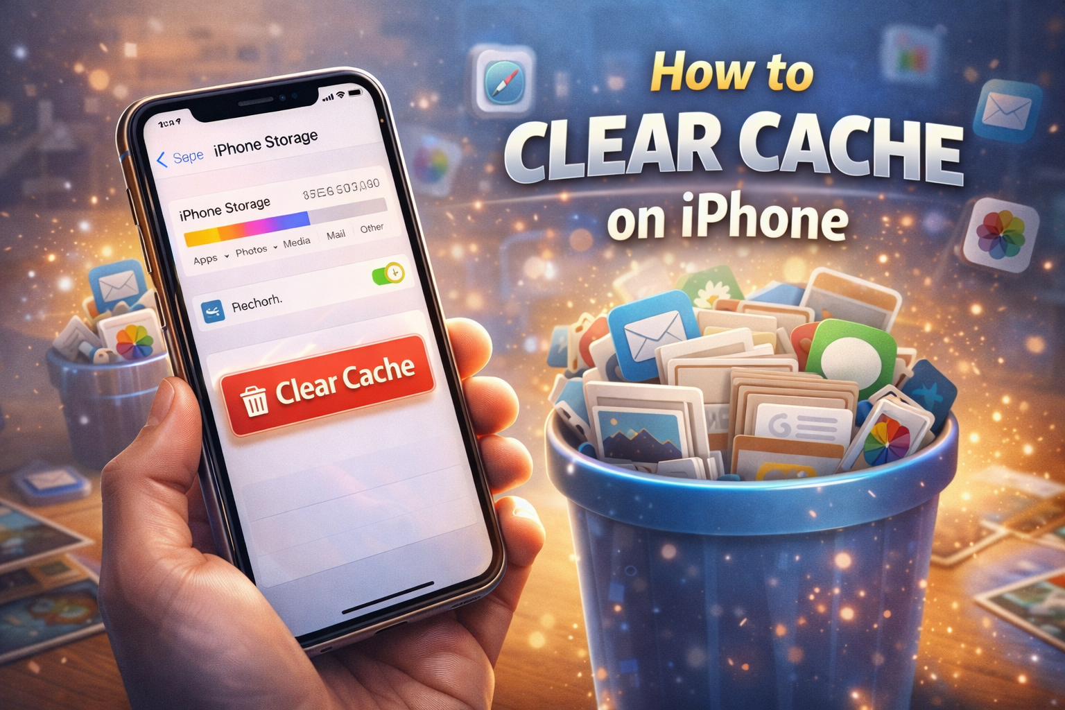 clear cache on iphone FI